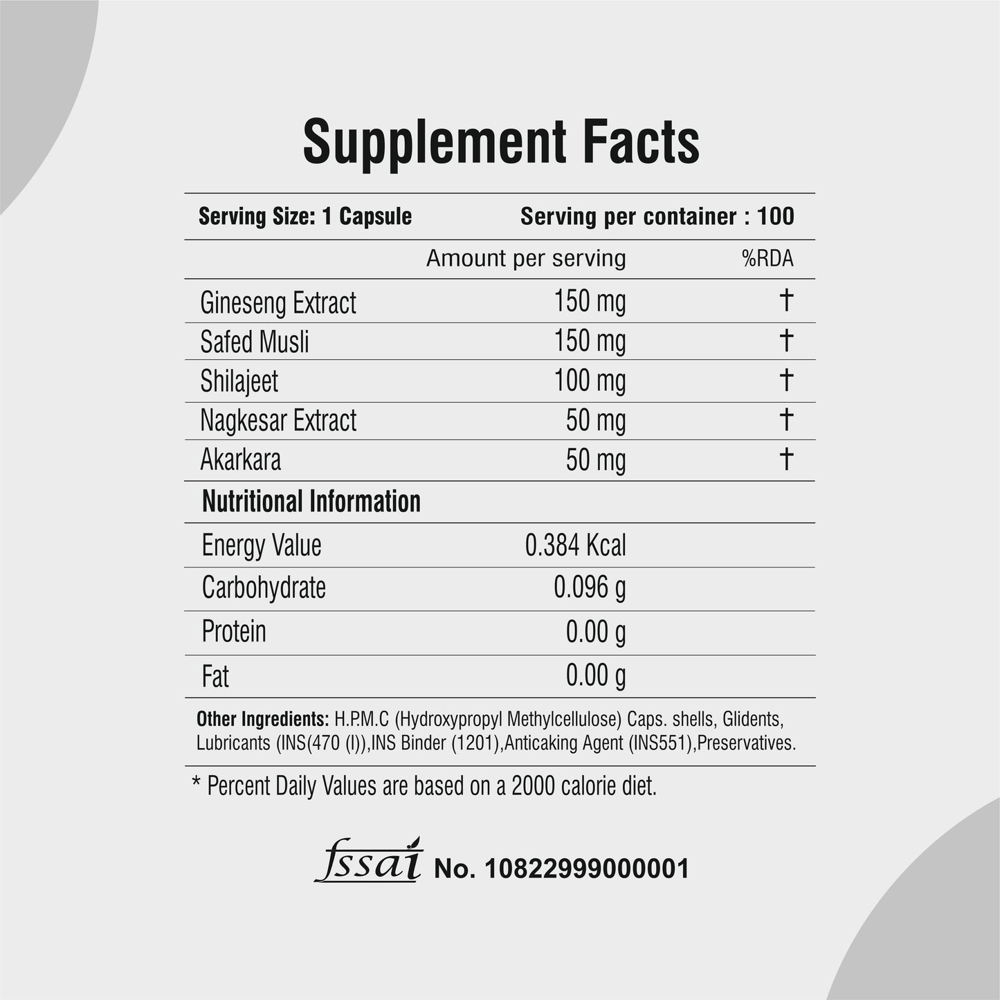 Raskam Men's Performance Booster 60 - Capsules - Improve Muscle Strength & Performance, Boost Energy for Men