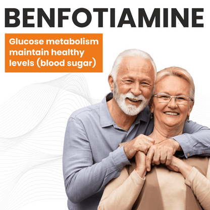Raskam Benfotiamine+ 600mg  - Antioxidant & Energy Support - Promotes Nerve Health & Metabolic Function - Nutraceutical Supplement 100-Capsules