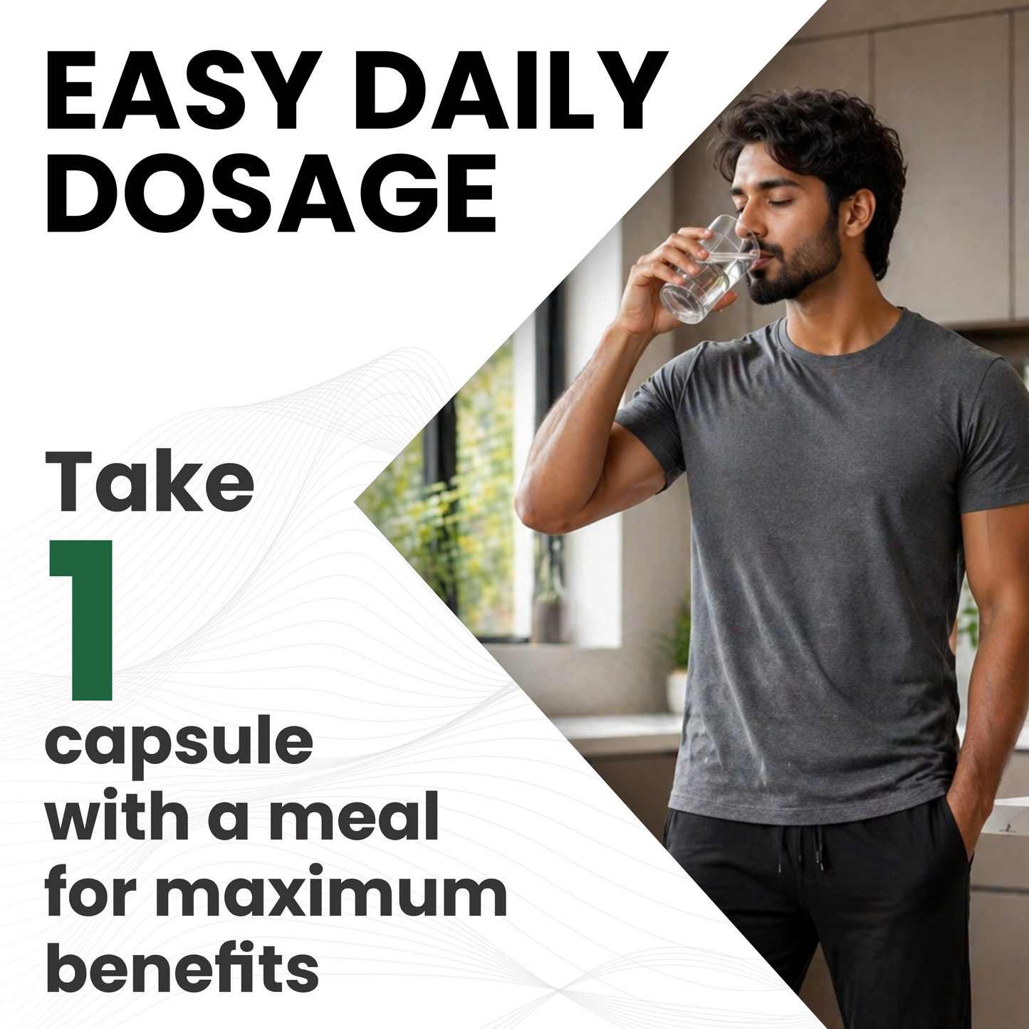 Raskam Spirulina-Super foods 60 capsules - Supports Weight Management & Boosts Immunity | For both Men & Women