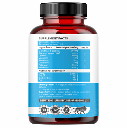 Raskam Liver Detox - 100 Capsules Natural Detoxification Formula - Digestive Enzymes - Supports Liver - Fit Health Fatty Liver Care- Body Detox Support