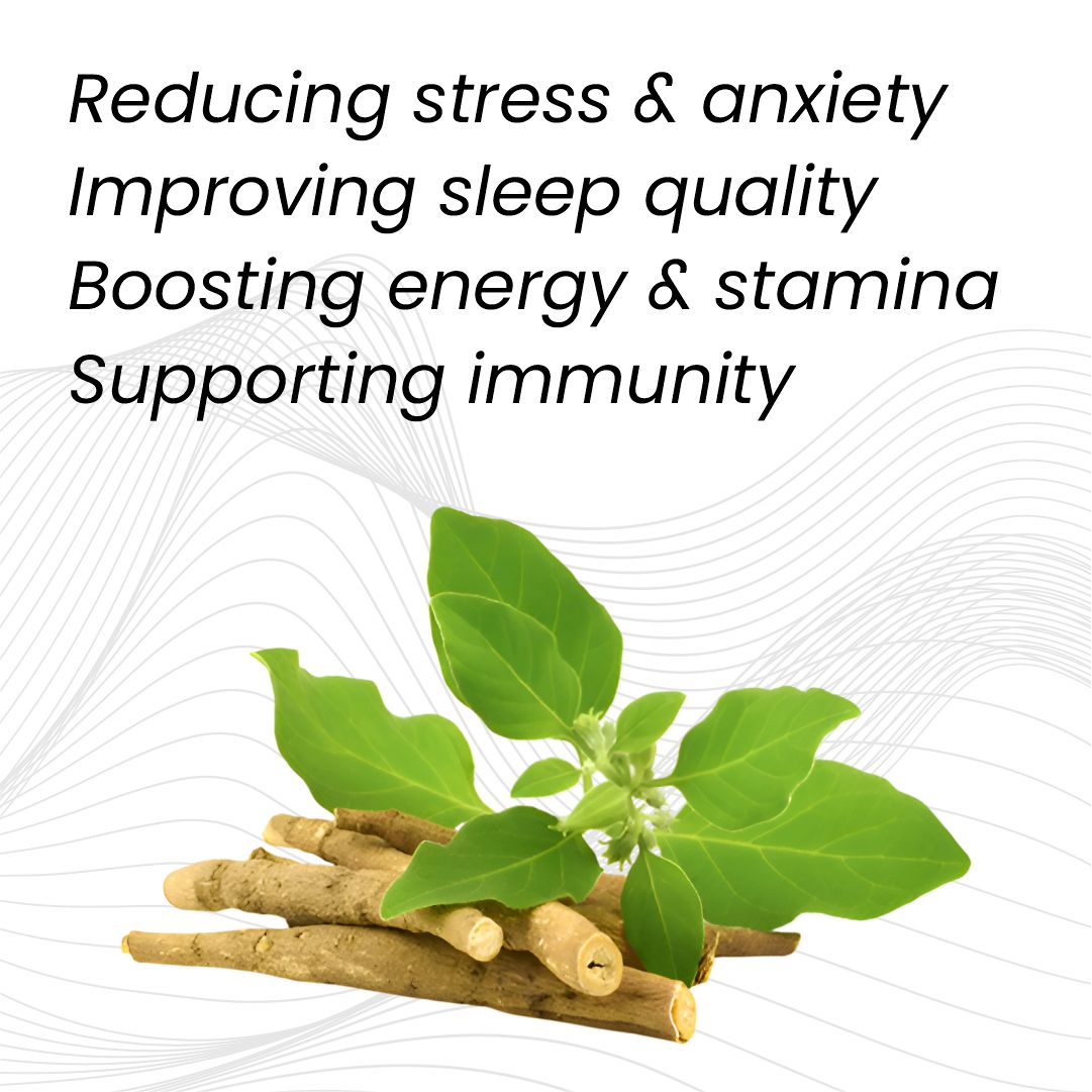 Raskam Ashwagandha - 60 Veg Capsules Boost Energy, Strength, Stamina | Helps Anxiety & Stress Relief For Men & Women