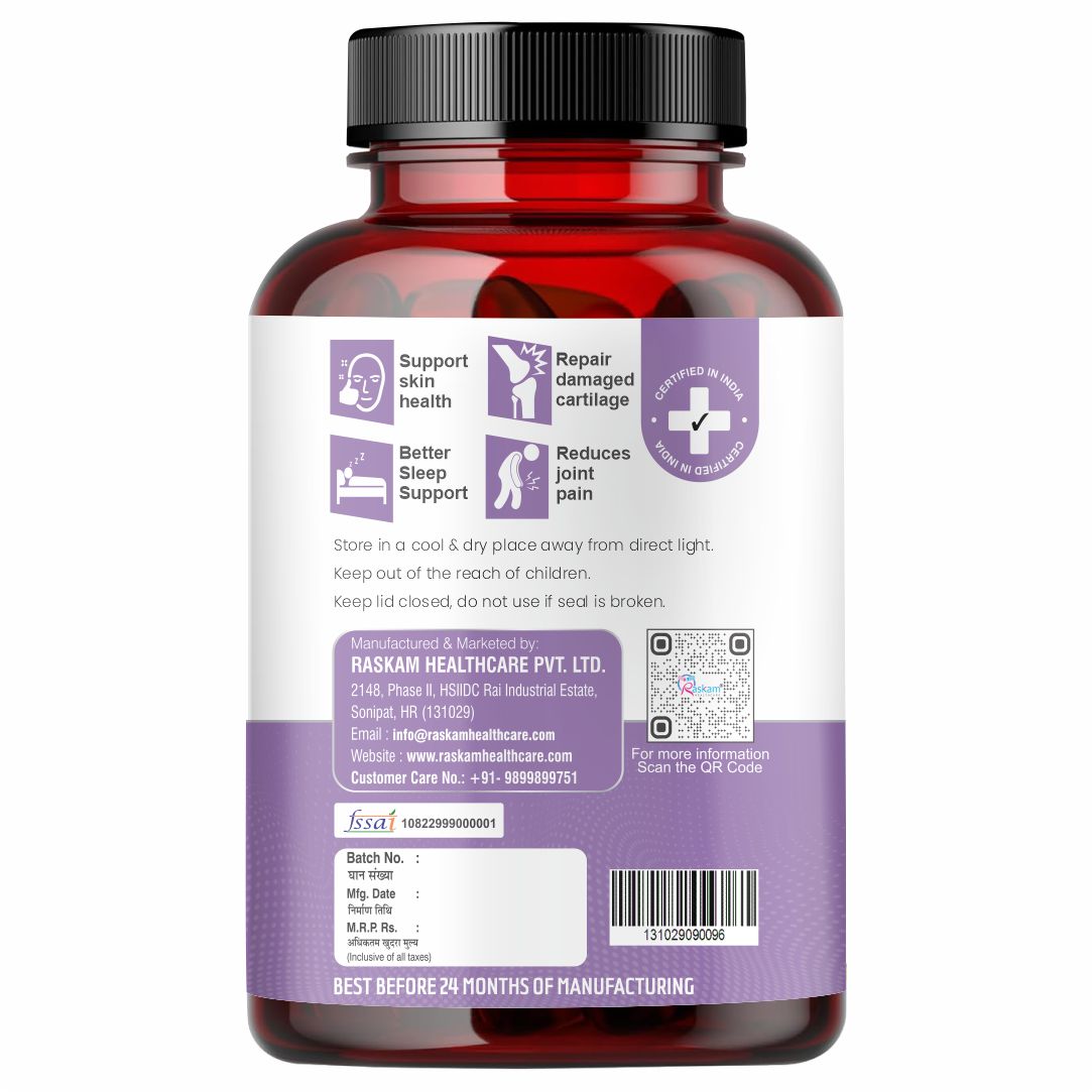 Raskam Boswellia Serrata Extract 100 Veg Capsules – High Potency Joint Support Supplement for Mobility, Flexibility & Bone Wellness | Herbal Formula for Active Lifestyle, Cartilage Care & Daily Comfort Support