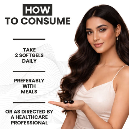 Raskam Black Seed Oil | Premium Cold Pressed Nigella Sativa 1000mg | Heart, Skin & Joint Support | 60 Softgel