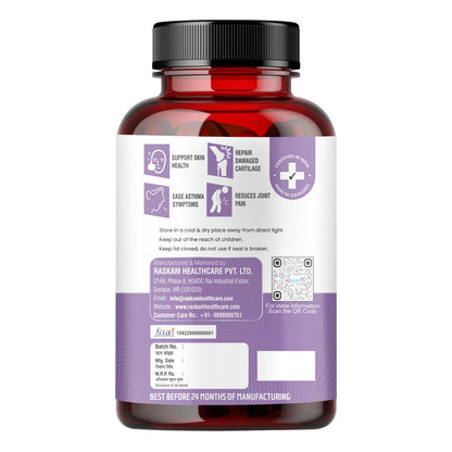 Raskam Boswellia Serrata Extract- 100 Veg Capsules - High Potency Joint Support