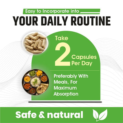 Raskam Citrus Bergamot 1200mg Supplement, 100 Veg Capsules, Antioxidant-Rich Complex for Heart Health and Immune Support