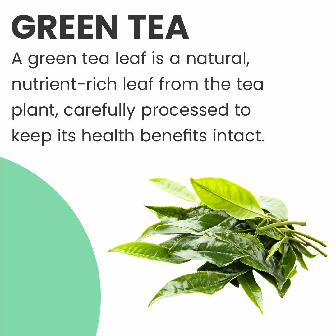 Raskam Green Tea Extract 500mg -60 Capsules with  90% Polyphenols & 45% EGCG- Weight Loss (Fat Burner) & Antioxidant