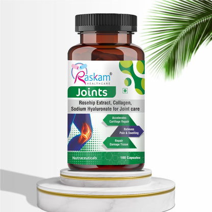 Raskam Joints - 100 Capsules - Cartilage Joint and Bone Health
