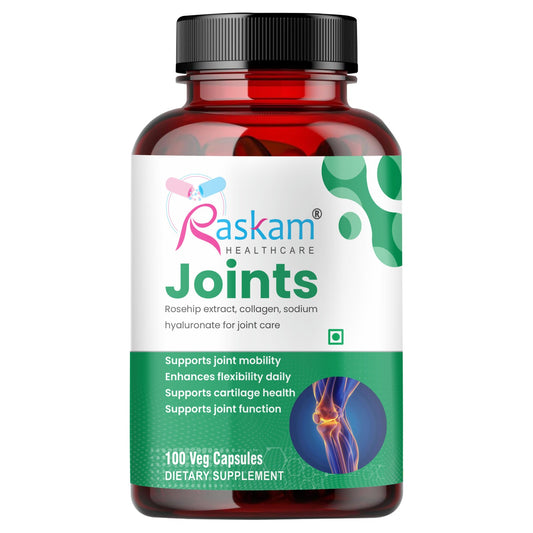 Raskam Joints - 100 Capsules - Cartilage Joint and Bone Health