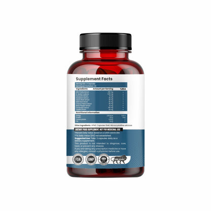 Raskam Lungs & Liver Detox Supplement | Milk Thistle & N-Acetyl Cysteine, Immune Support | 60 Veg Capsules