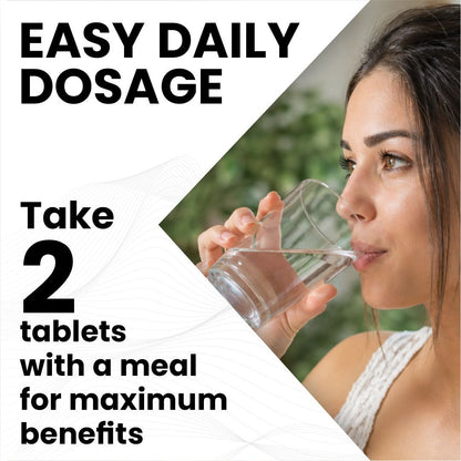 Raskam Magnesium Glycinate, 2000mg per serving, 120 vegetarian tablets, supports muscle recovery, sleep and nerve health