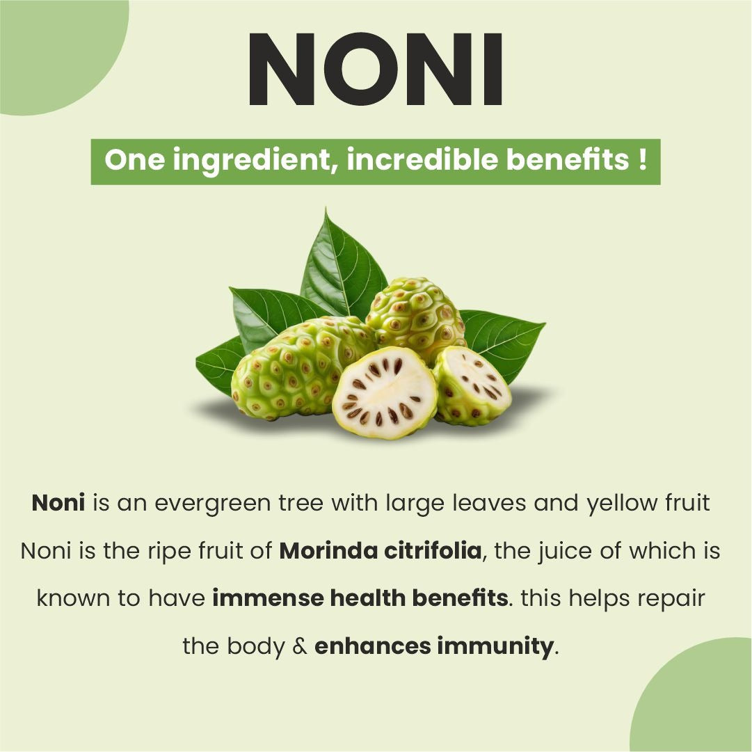Raskam Noni Extract 700mg-100 Veg Capsules-Good For Body Detoxifier, Immunity Booster, Joint Pain Relief , Restful Sleep