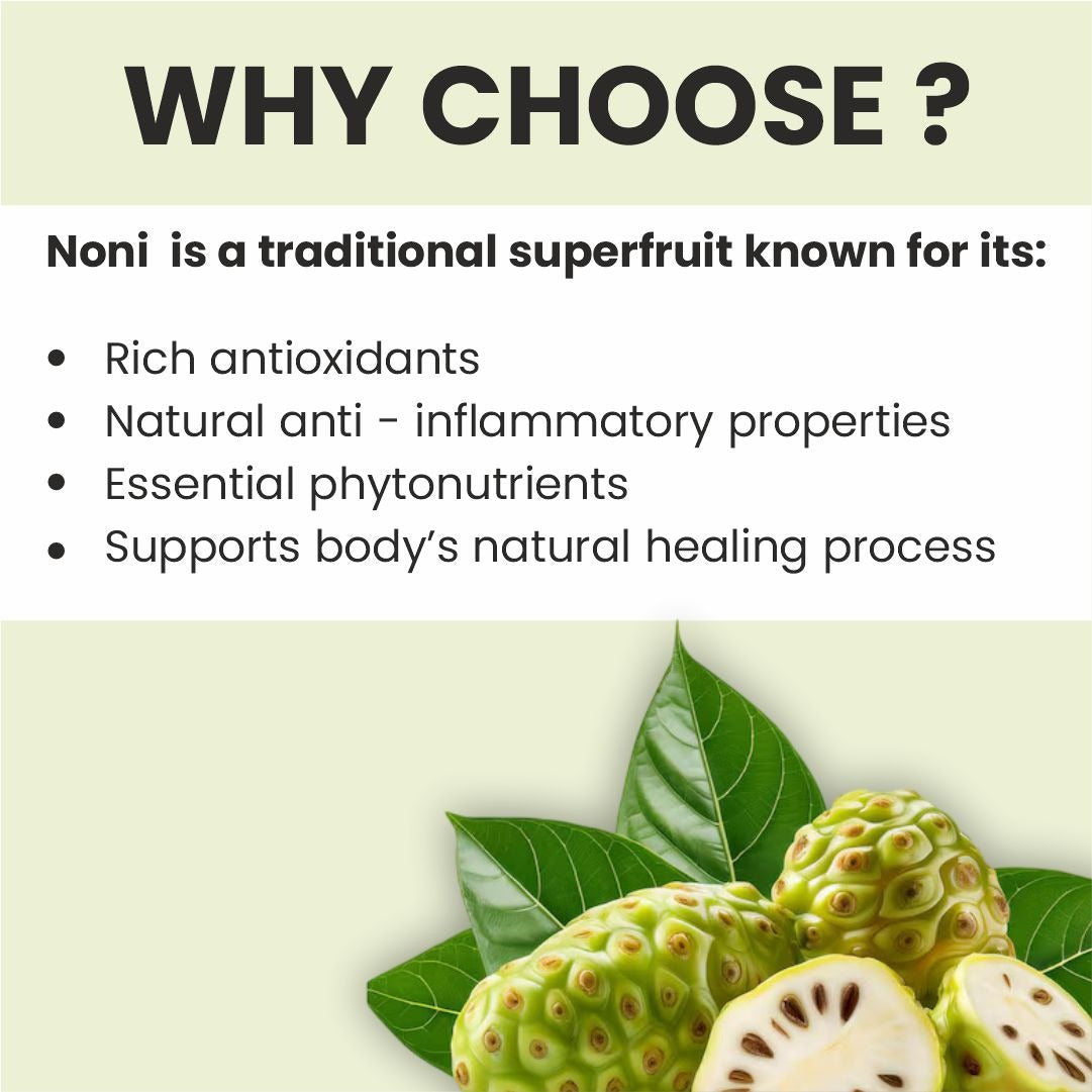 Raskam Noni Extract 700mg-100 Veg Capsules-Good For Body Detoxifier, Immunity Booster, Joint Pain Relief , Restful Sleep