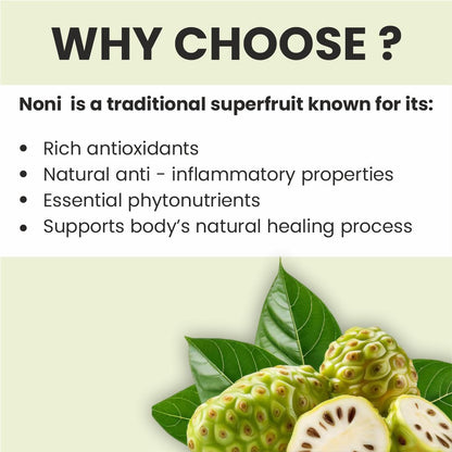 Raskam Noni Extract 700mg-100 Veg Capsules-Good For Body Detoxifier, Immunity Booster, Joint Pain Relief , Restful Sleep