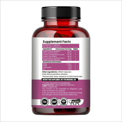 Raskam Party Well 60 Capsules- Anti Hangover Formula