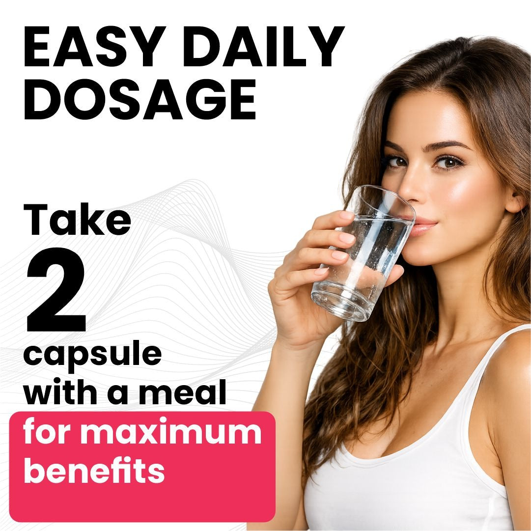 Raskam Plant Blased Collagen-60 capsules Supports Natural Collagen Formation & Skin Regeneration