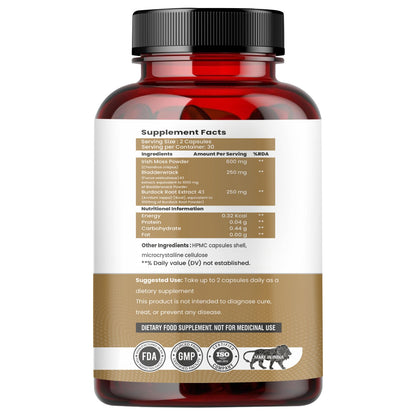 Raskam Sea Moss  | 150MG | 60 Capsules - Organic Irish Sea Moss Powder | Bio available Minerals for Thyroid , Skin and Joint Support