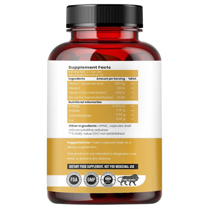 Raskam Vita C Plus - 100 Capsules - Antioxidant & Immune Support - Overall Health - Skin Anti-Ageing -Supports Healthy Skin & Joints
