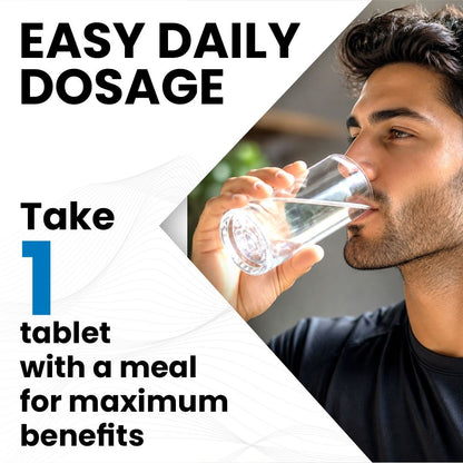 Raskam Multi Men - 100 Tablets-No.1 Multivitamin for Men with Panax Ginseng, Gingko Biloba & 29 vital Nutrients for Overall Health, Vitality , Strong Bones & Immunity