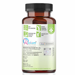 Raskam Cissus Quadrangularis Extract 1000mg - 100 Veg Capsules